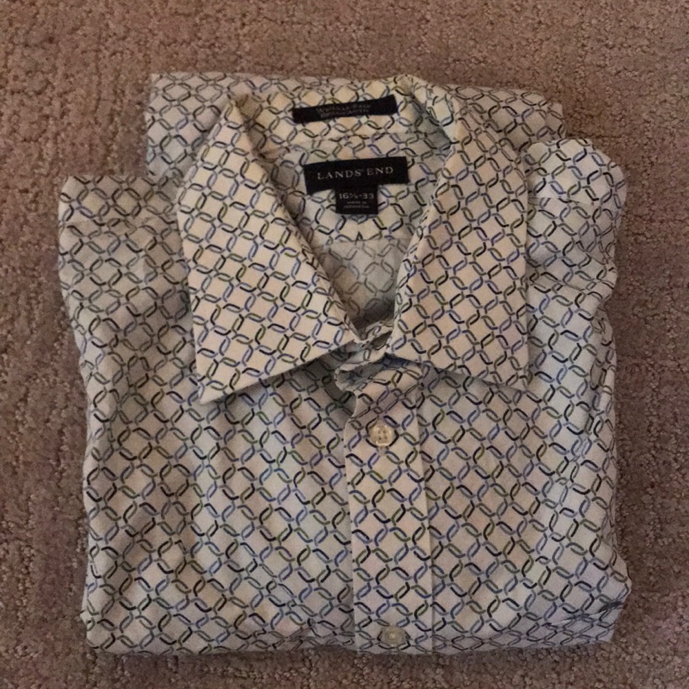 Lands End Button Down Men’s Shirt